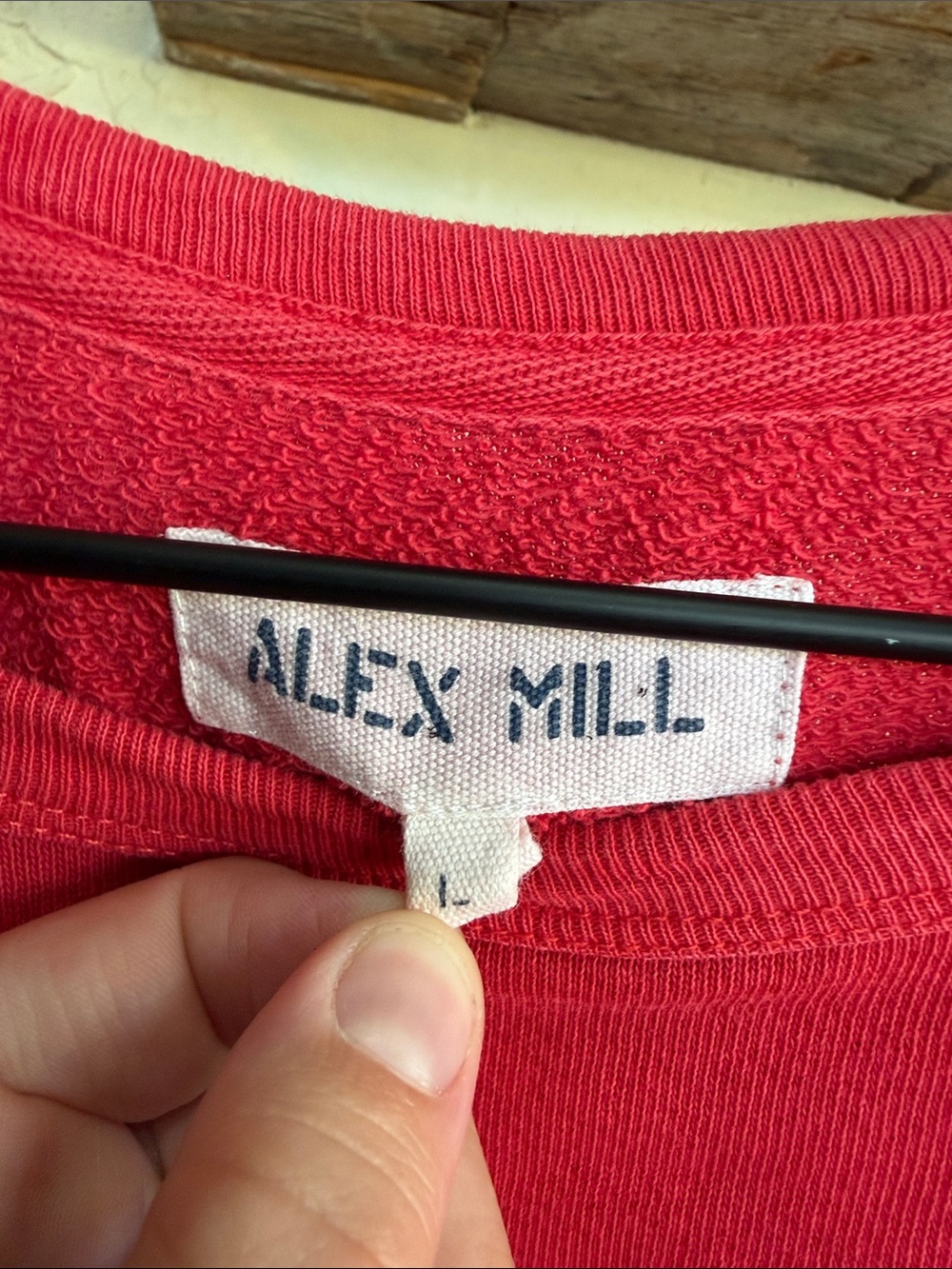 Alex Mill Frankie Sweatshirt in Red